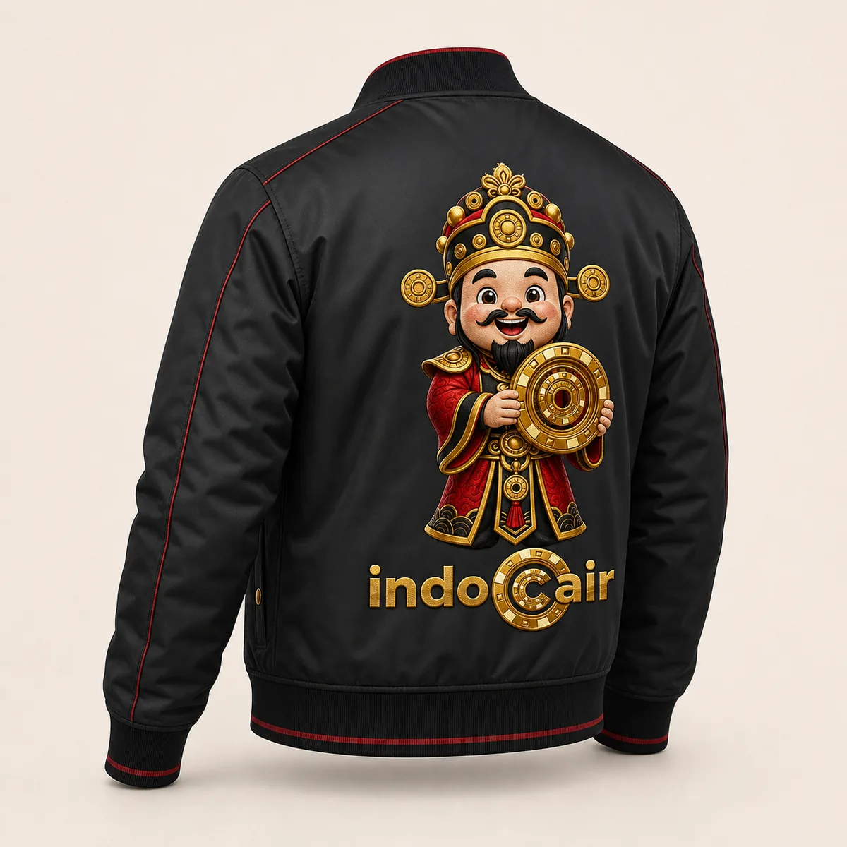 IndoCair Jaket Bomber Dewa Uang Belakang